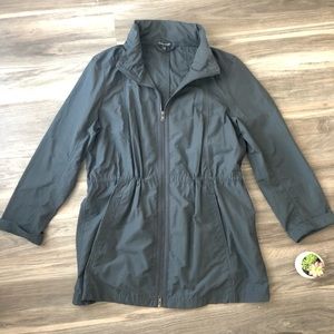 Eileen Fisher Womens Windbreaker Zip Up Size Large